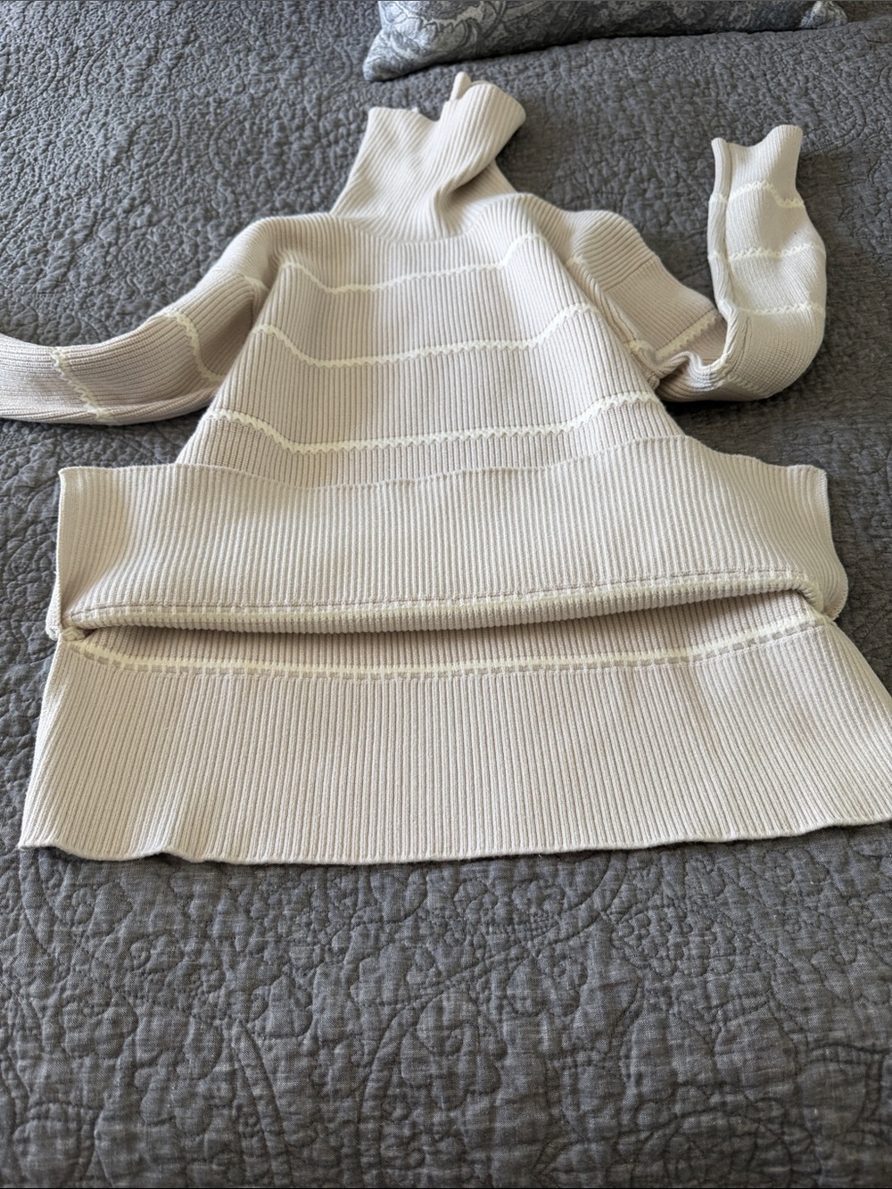 Varley Hamish Roll-Neck Stitch Knit Sweater - Picture 8 of 12